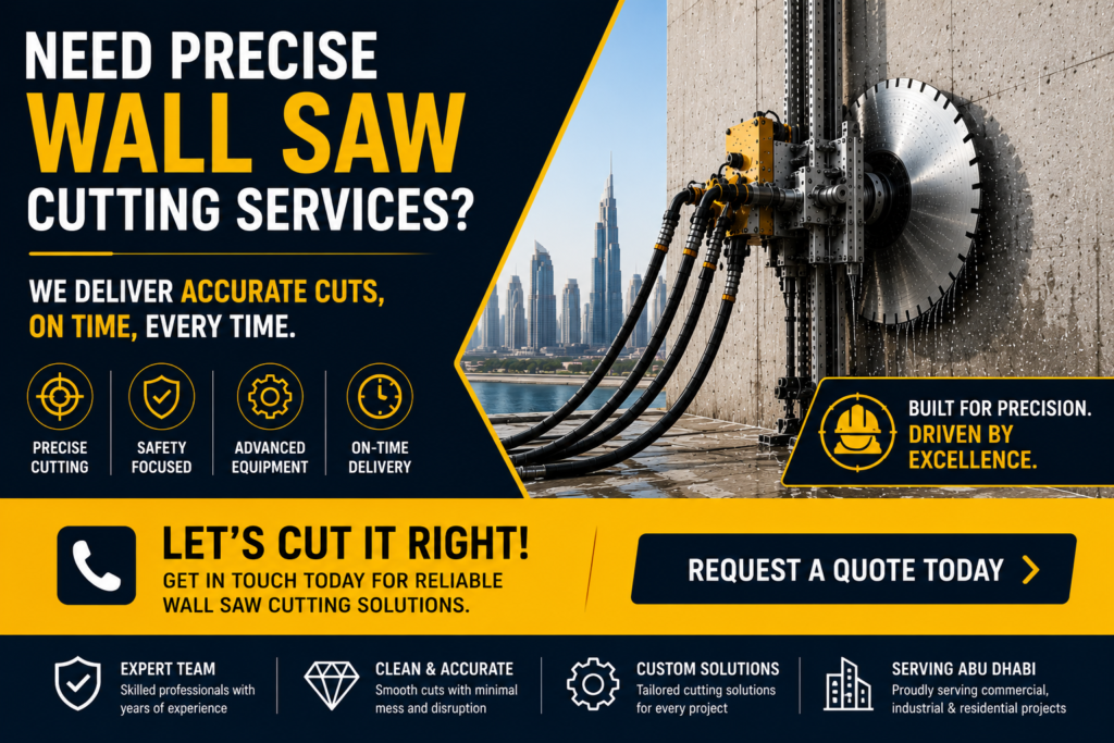 Contact for Concrete Wall Saw Cutting
