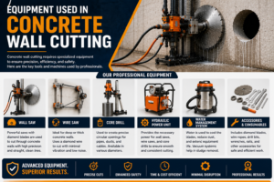 Modern Concrete Wall Cutting Dubai