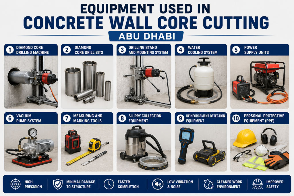Modern Concrete Wall Cutting Abu Dhabi